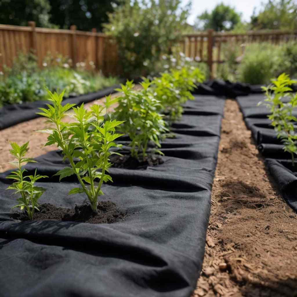 geotekstiil, must, 1 x 10 m, polüesterkiud