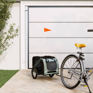 lemmiklooma ratta järelkäru, must ja hall, oxford kangas/raud